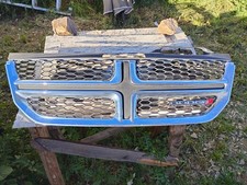 2011-2019 Dodge Journey Upper Front Grille Chrome Black 12 13 14 15 16 17 18