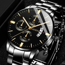 Luxury Men Business Watches Calendar Quartz Wristwatches For Men