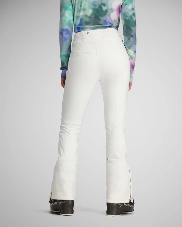 Calça de esqui branca Obermeyer feminina The Bond tamanho 6 (curta) nova com etiquetas  - Imagem 3 de 4