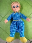 Vintage Mrs Beasley Doll 1967 TALKS W/ GLASSES Apron Collar MATTEL Family Affair