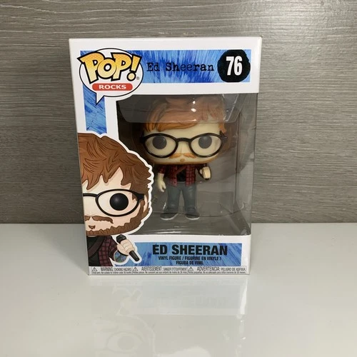 Funko Pop! Vinyl Figure Pop Rocks #76: Ed Sheeran, Vaulted Retired