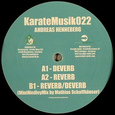 Andreas Henneberg - Deverb EP - German 12'' Vinyl - 2007 - Karat