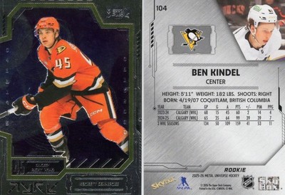 2025-26 UD SKYBOX METAL UNIVERSE HOCKEY BASE + ROOKIE 1-150  * YOU PICK / CHOOSE