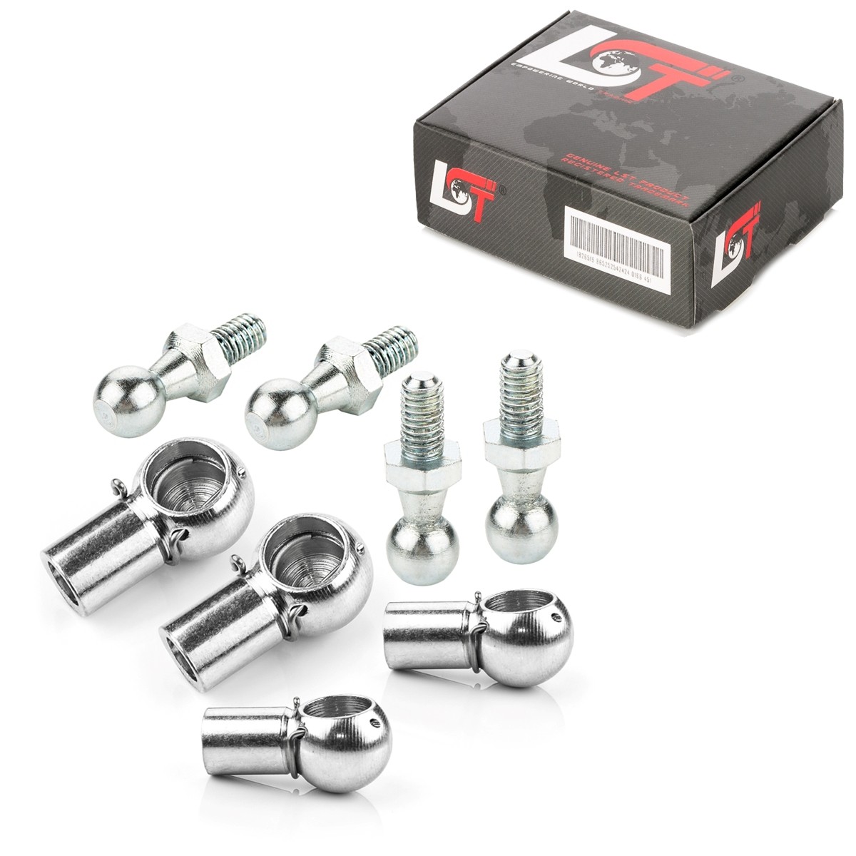 4x Set Ball Joint Pin Pan M6 10mm Ball Head DIN71803 DIN71805 for PORSCHE