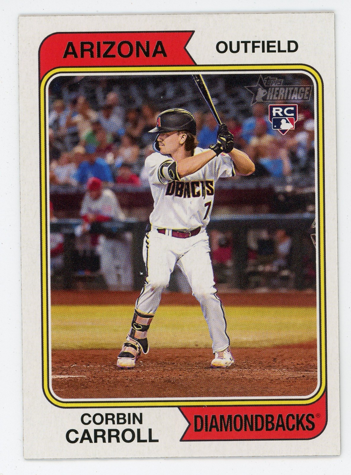 2023 Topps Heritage Corbin Carroll RC #209 Diamondbacks