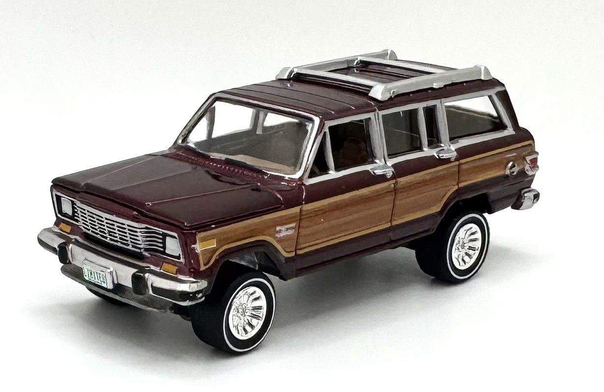 1981 Jeep Wagoneer Limited 360 V8 - Deep Maroon - 1/64 Scale - SJ - 4x4