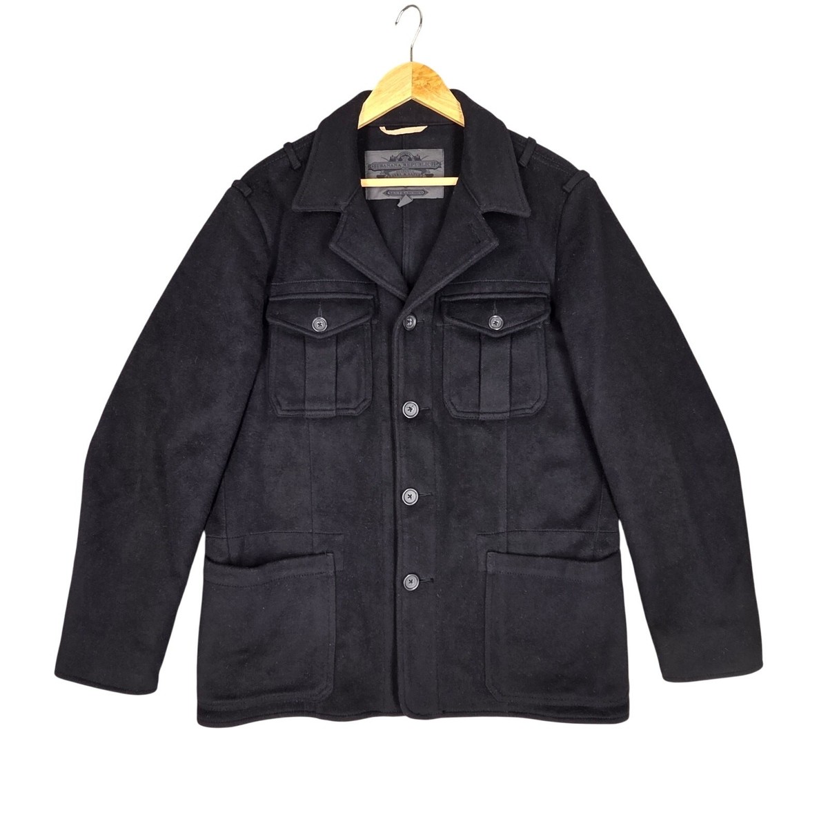 BANANA REPUBLIC TRAVEL & SAFARI 100% WOOL FIELD JACKET  display picture 3