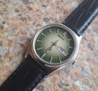 Vintage Seiko Quartz QT (SQ) JDM 0823 7000 June 1974 Kanji Green Dial
