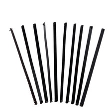dophee 10Pcs 6 inch 150mm 24T Mini Hacksaw Blade Replacement, Black