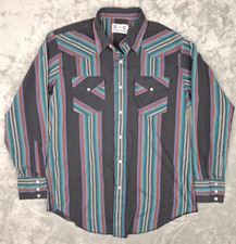 Vintage H Bar C California Ranchwear Pearl Snap Shirt Men's 17-35