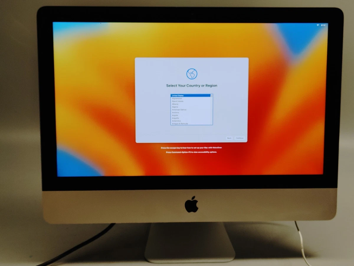 Apple iMac SSD (Solid State Drive) 2017 Release Year Apple