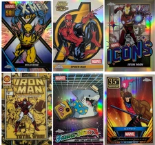 2025 Topps Chrome Marvel All INSERTS Choose a Card **BUY 4 GET 1 FREE**