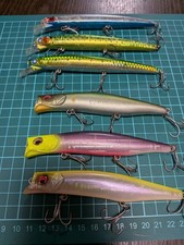 Megabass Mayfly 124F MD125F Fishing Lure Set 140S 140J Pre-Owned