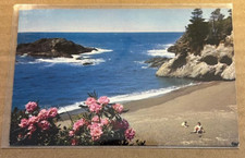VINTAGE 1958 USED POSTCARD - PACIFIC OCEAN SEACOAST