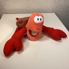 RARE Vintage Disney's Sebastian Plush Stuffed Animal Little Mermaid 6"