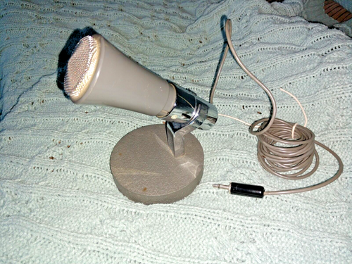 Vintage Music Microphone & Heavy Mic Stand Unsigned 🎤🎙️🎶 | eBay