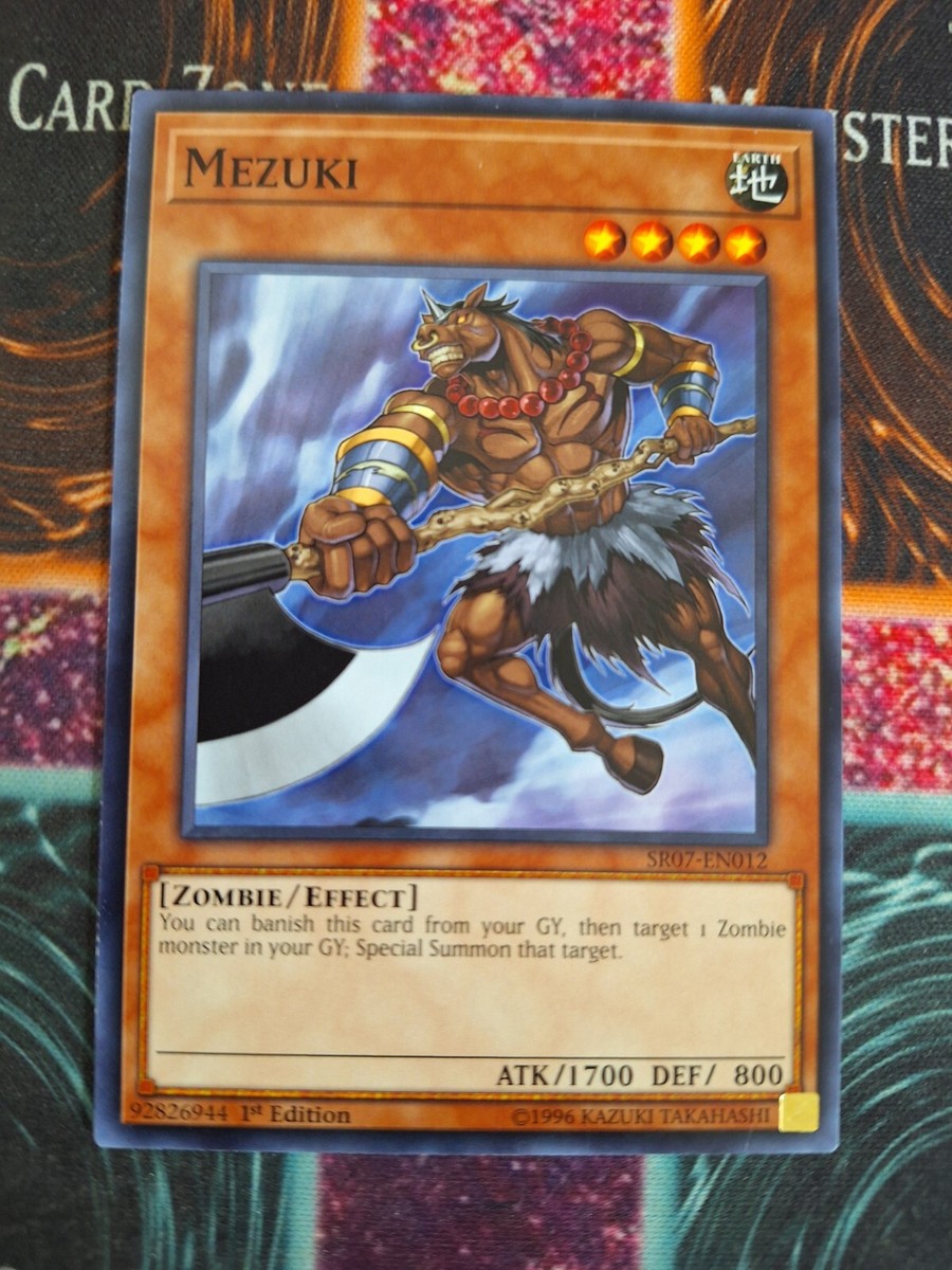 Yu-Gi-Oh! TCG Mezuki SR07-EN012 Common 1st Edition Near Mint | eBay