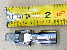 Brand New ~  3/8" Drive Universal Joint  ~ 2-1/4" Long Overall