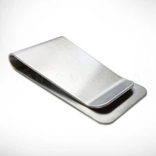 Stainless Steel Money Clip Silver Metal Pocket Holder Wallet Credit Card USA