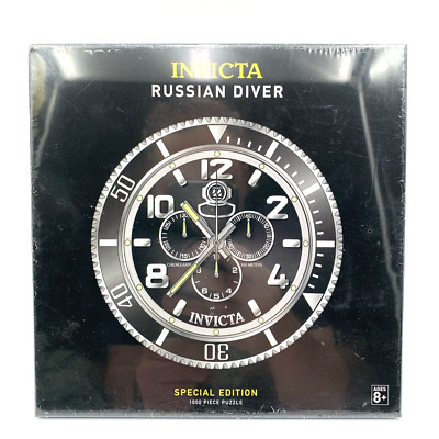 Invicta Watch Jigsaw Puzzle Russian Diver Special Edition 1000 Piece Invincible