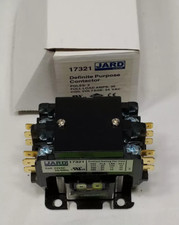 Lot of TWO Jard by Mars 17321 , 2 Pole Definite Purpose Contactor 30A, 24V 