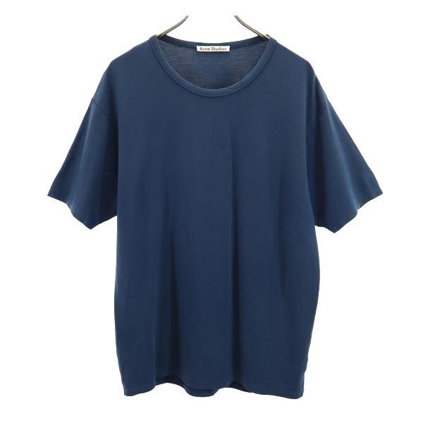 ★Acne Studios★ Face Logo Short Sleeve T-Shirt Navy Blue CL Acne Studios - Logo t-shirt - Navy blue