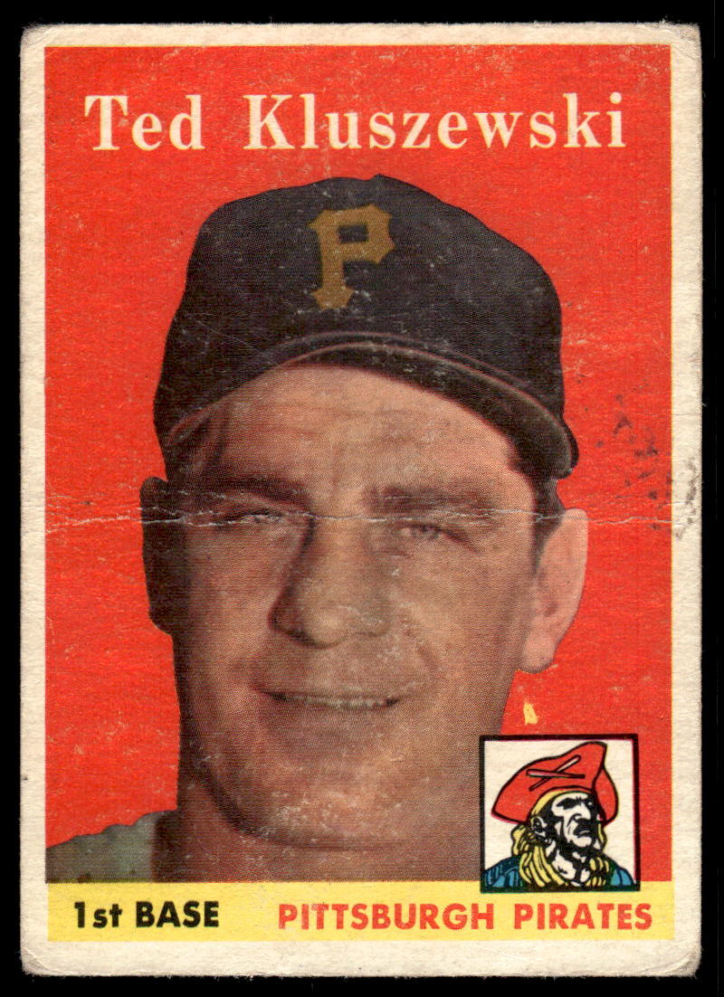 Ted Kluszewski 1958 Topps #178 Pittsburgh Pirates