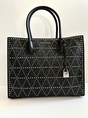 MICHAEL MICHAEL KORS Mercer Stud Grommet Large Convertible Tote