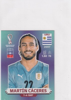 Panini Qatar World Cup Sticker 2022 Uruguay Nr. URU 6 Martin Caceres