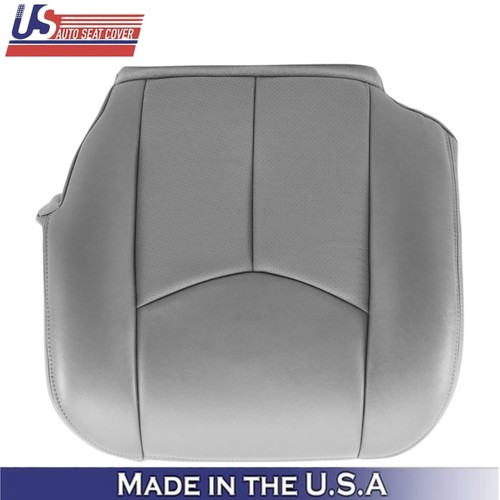 2003-2006 Fits Cadillac Escalade Genuine Leather Front Seat Covers Pewter Gray - Picture 23 of 98