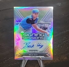 Panini Prizm Draft picks Signing sessions Beck way Auto /Prizm New york