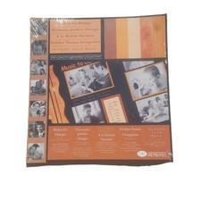 Creative Memories PERFECT FIT Oranges 12” PHOTO MOUNTING Paper 5 Prints 10 Sheet