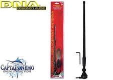 DNA BLACK RUBBER DUCK AM FM RADIO ANTENNA MAST AERIAL 4X4 CAR TRUCK AXA102B