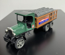 Amoco 1925 Kenworth Stake Truck Crystal Clear Locking Coin Bank