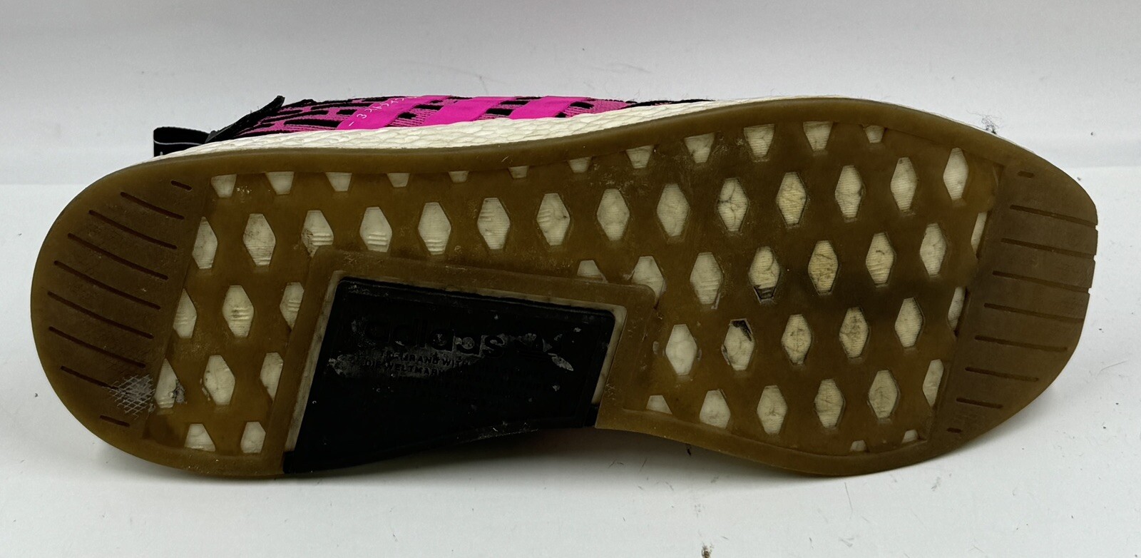 adidas NMD R2 Primeknit Japan Boost Men's Sneakers Size 12 Pink Shoes BY9697 thumbnail 8