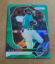 2020 Panini Prizm # 94 Kyle Lewis Rookie Green Prizm Seattle Mariners Baseball