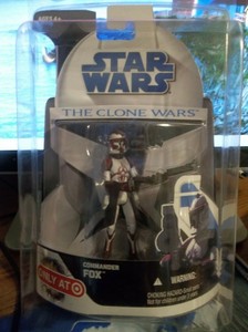 Star Wars The Clone Wars Commander Fox Target Exclusive 2008 