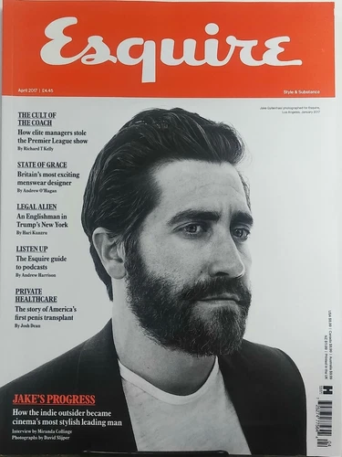 Esquire UK Apr 2017 Jake Gyllenhaal Cinemas Stylish Leading Man FREE SHIPPING sb