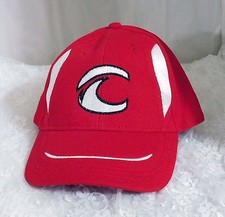 New AUGUSTA SPORTSWEAR Red Baseball Cap "C" Youth Size Style 6271