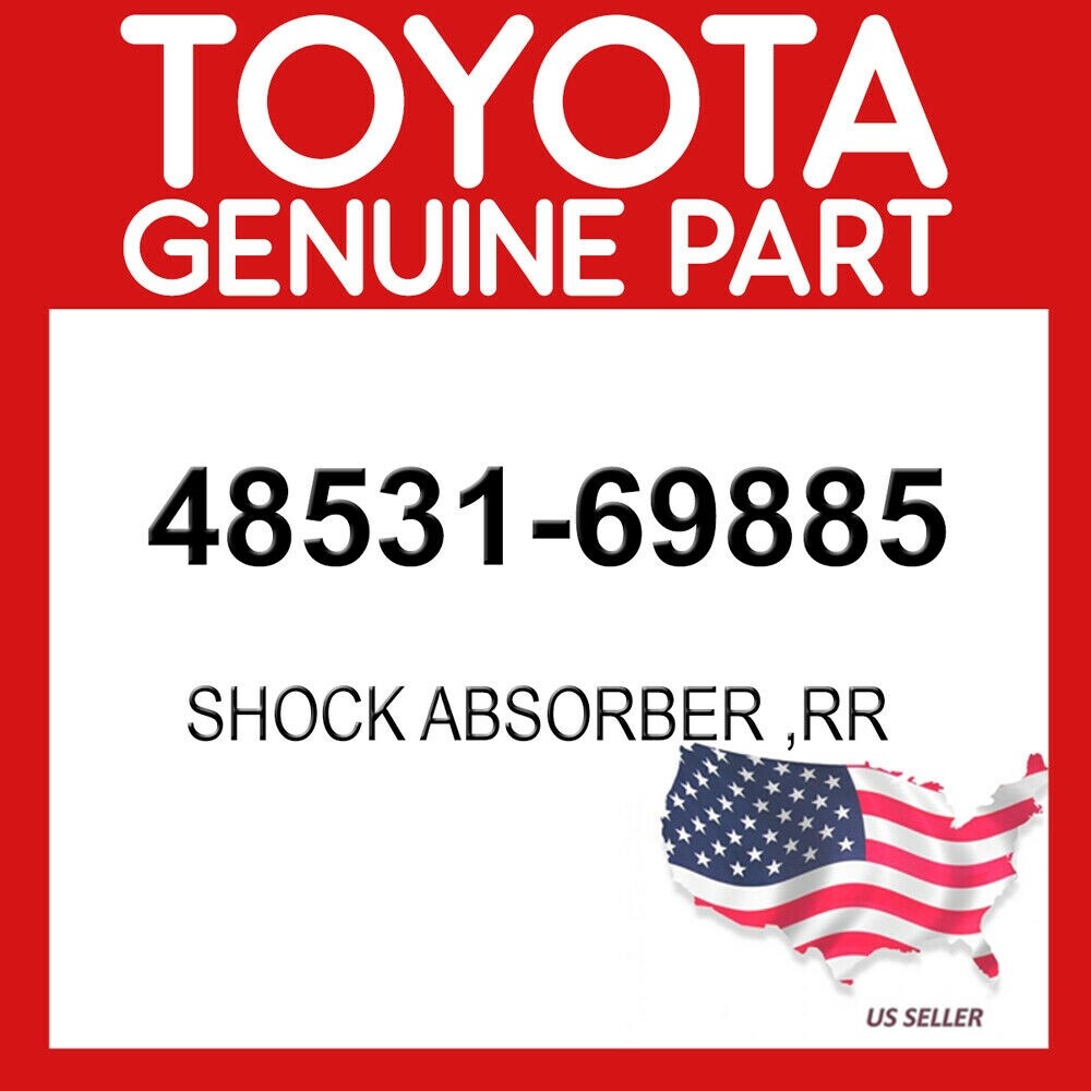 TOYOTA GENUINE 48531-69885 SHOCK ABSORBER ,RR OEM | eBay