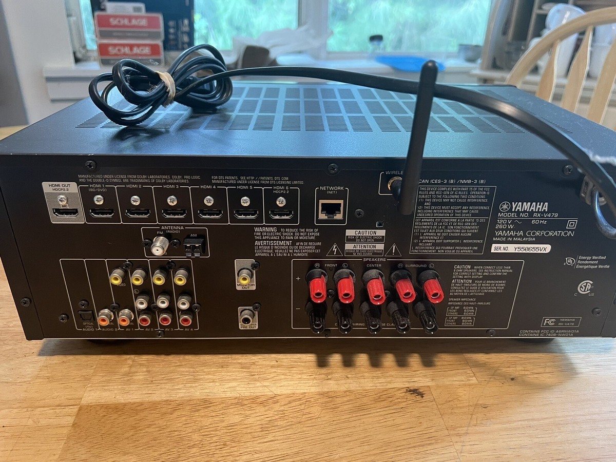 アンプ Yamaha Natural Sound AV Receiver RX-V479 ヤマハ | RX-V479 - AVアンプ - 概要