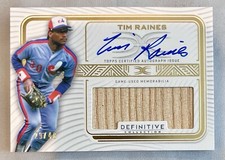 2023 Topps Definitive Collection Tim Raines Autographed Relic Card # DARC-TR /40