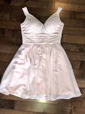 Bill Levkoff Bridesmaid Dress Blush Light Pink Size 4