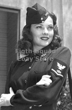 WW2 Picture Photo beautiful woman in uniform at war 5894