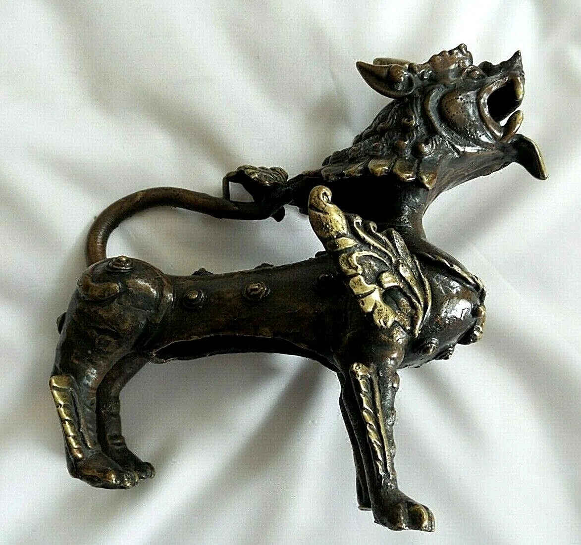 狗古董原始中国风青铜雕像、雕像| eBay