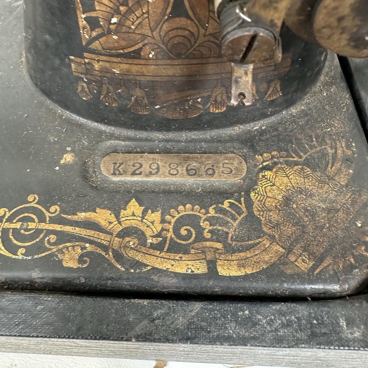 Singer 27 Sewing Machine 1902 Sphinx Decals K298665 With Box