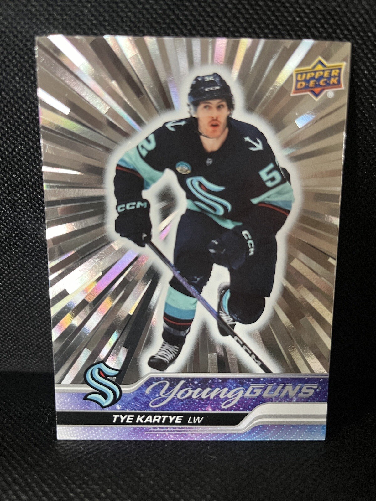 Tye Kartye 2023-24 Upper Deck Young Guns Outburst Parallel RC Card #465