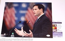 2016 REPUBLICAN MARCO RUBIO FOR PRESIDENT SIGNED CAMPAIGN 11X14 PHOTO B JSA COA