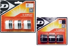 New Dunlop U Sweat 3 Pack Tennis Overgrip Golf