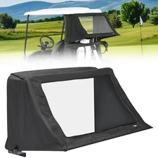 Golf Cart Club Bag Rain Weather Cover Folding for Club Car Tempo Two-Seater